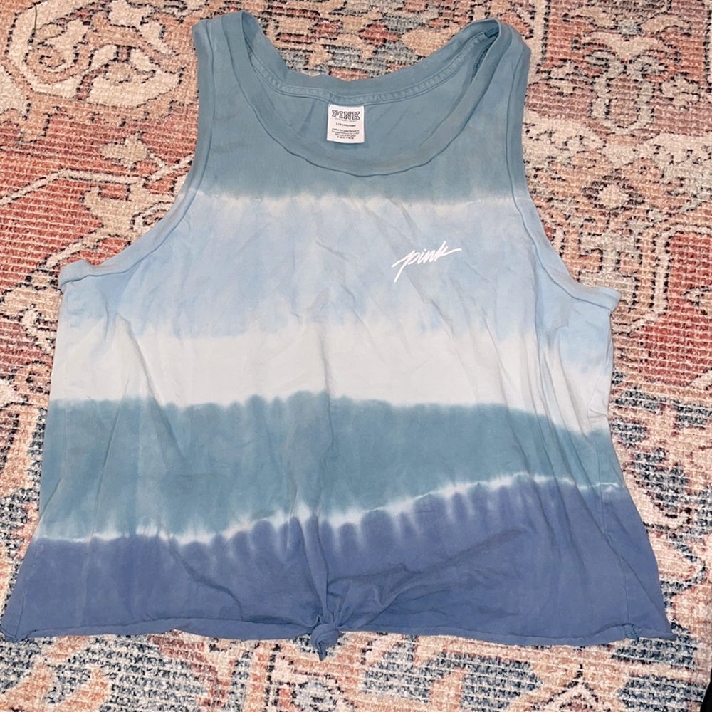 PINK brand real tye-dye tied TANK TOP. Size large. 100% cotton